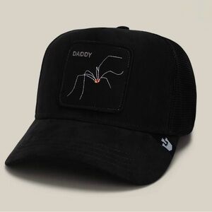 Goorin Bros. THE SUEDE SPIDER lifestyle trucker hat.